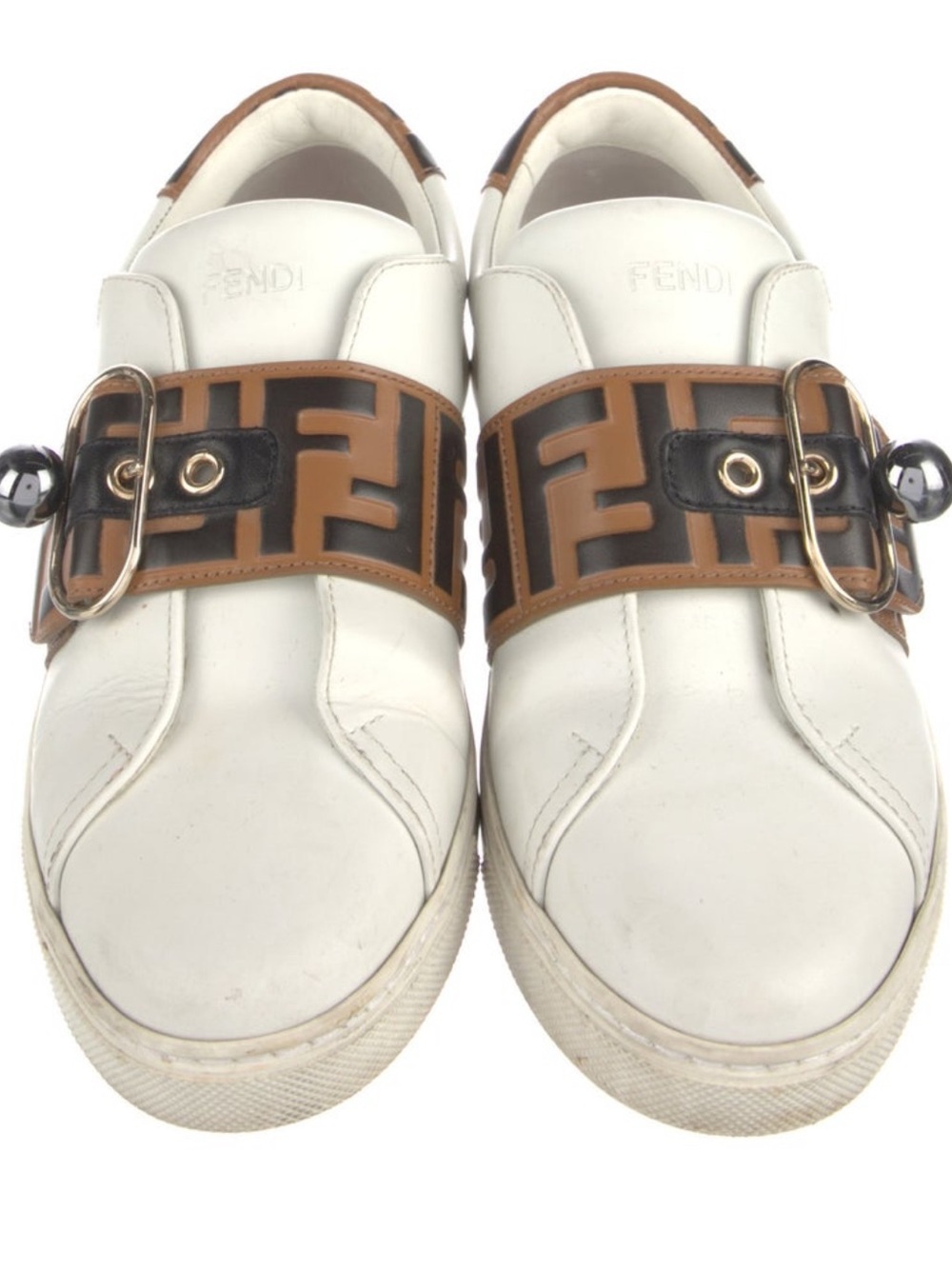 Fendi
Zucca FF Logo Leather Sneakers
Women's Size: 7 | IT 37
